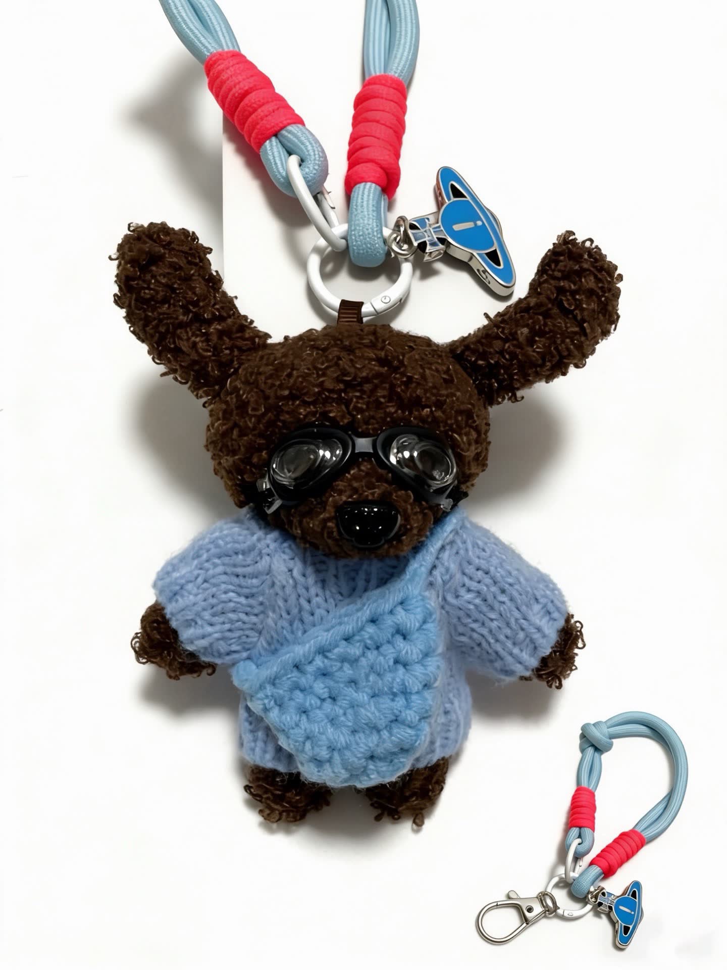 Vivienne Westwood Blue Sweater Keychain